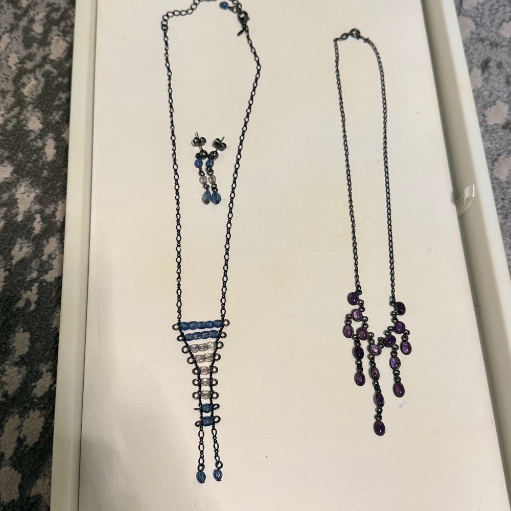 Vintage beaded necklace set - 3 piece